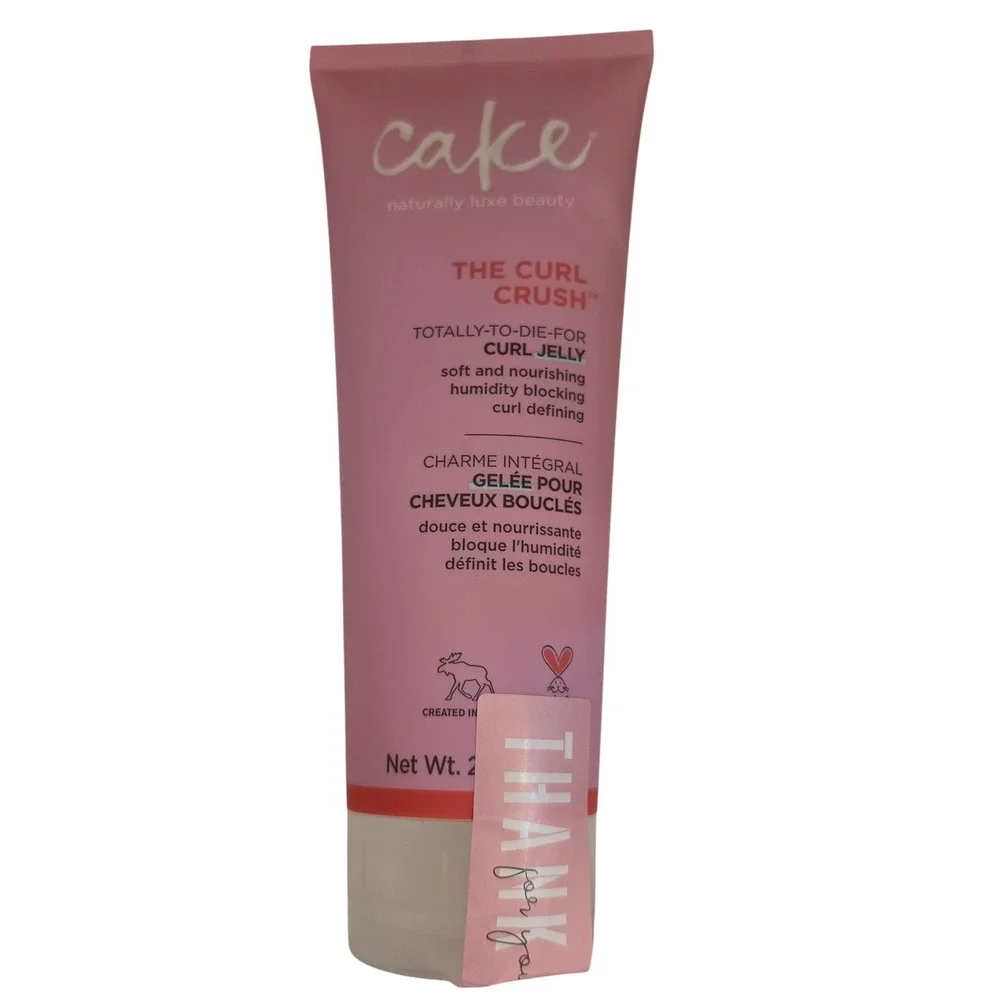 Cake Beauty The Curl Friend‎ Cream and The Curl Crush Jelly Set New